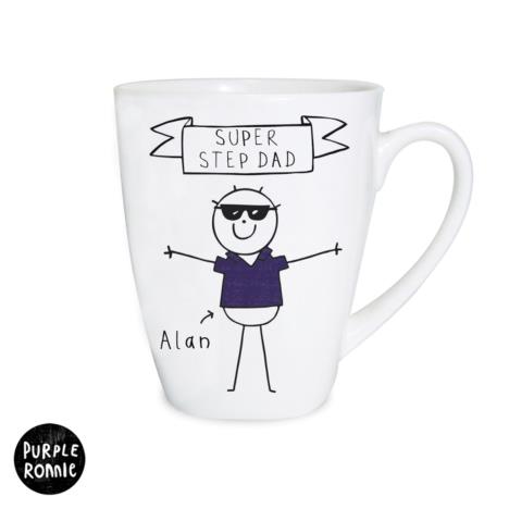 Personalised Purple Ronnie Cool Dude Latte Mug Extra Image 1
